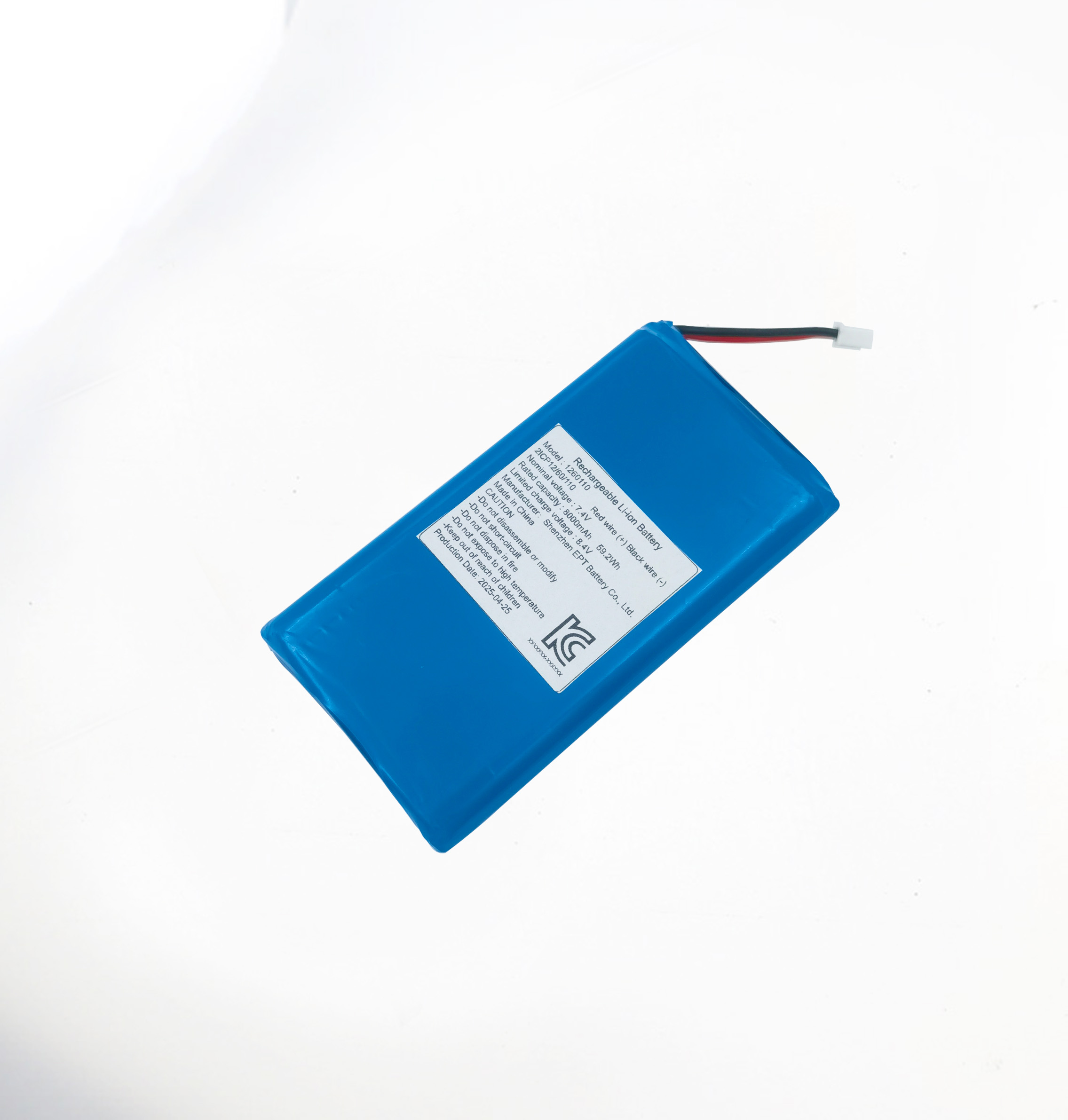 7.4V 1260110 8000mAh 坐灸儀可充電鋰離子電池 7.4V 1260110 8000mAh 坐灸儀可充電鋰離子電池